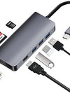 Docking Roditec 8 en 1 USB Tipo-C Gigabit