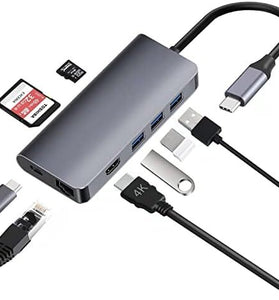 Docking Roditec 8 en 1 USB Tipo-C Gigabit