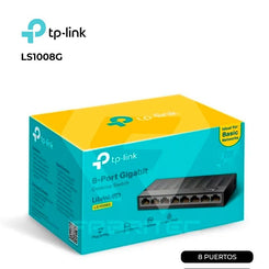 Switch TP-Link LS1008G 8 Bocas Gigabit Carcasa Negra