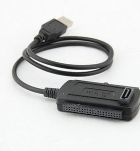 Adaptador USB 2.0 SATA+IDE3.5-2.5-5.25