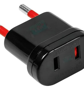 Adaptador Conatel Ficha Americana Negro