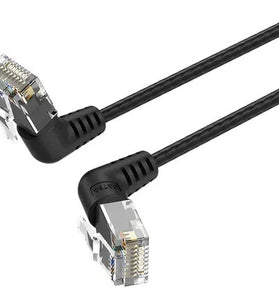 Patchcord Vention 5 Metros 90° Negro CAT6A IBOBJ