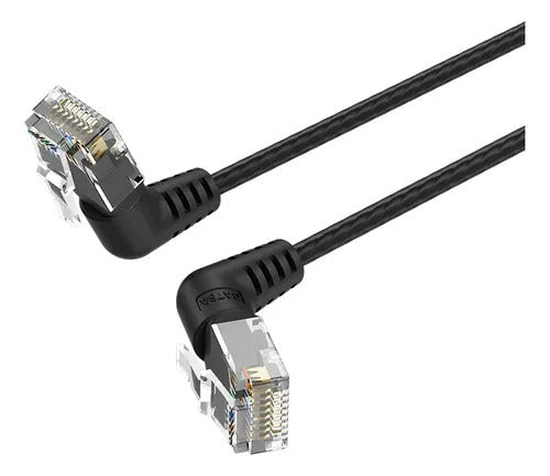 Patchcord Vention 5 Metros 90° Negro CAT6A IBOBJ