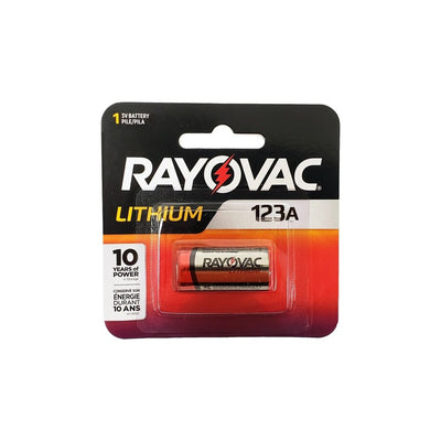 Pila CR123A Rayovak Sensor Alarma