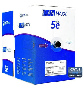 Cable UTP MPT Exterior | Interior  Cat 5E 305 Metros Negro