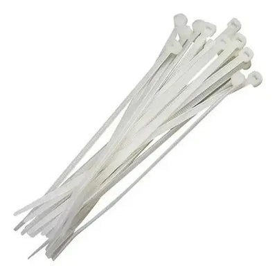 Precinto/Abrazadera Blanca UV 200 x 2.5mm 100 Unidades