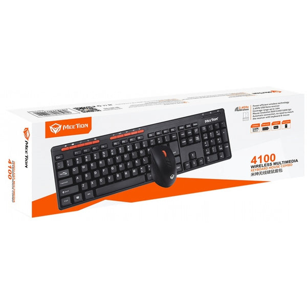 Combo Teclado y Mouse Inalambrico MT 4100 MEETION