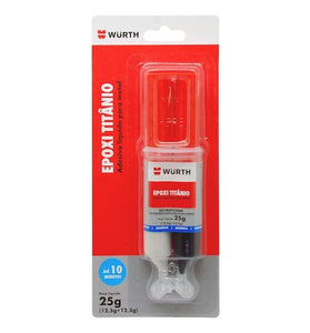 Adhesivo Wurth Epoxi Titanio 25g