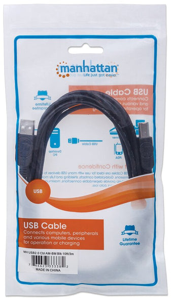 Cable USB Impresora A/B 5.0 mts Manhattan