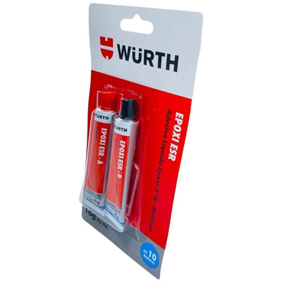 Adhesivo Wurth Epoxi 16 Grs. 8 + 8 Transparente