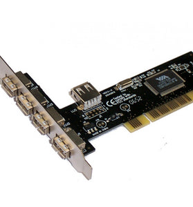 Tarjeta PCI - USB 2.0 4 + 1 puertos