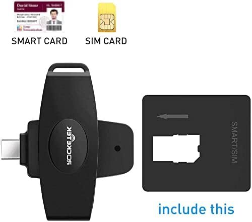 Lector de Cédula de Identidad Rocketek CSCR3 USB C