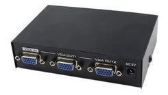 Splitter Vga 2 Puertos Activo UnnLink