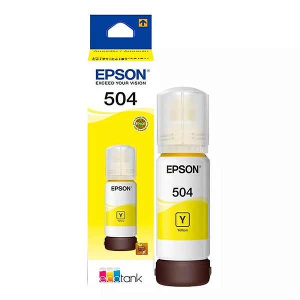 Tinta Epson 504 Original Amarilla