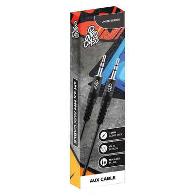 Cable Audio Plug M/M 1Mts Pro Bass