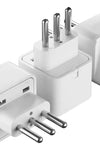 Adaptador Ficha Universal De Corriente A 3 En Linea Roditec