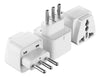 Adaptador Ficha Universal De Corriente A 3 En Linea Roditec