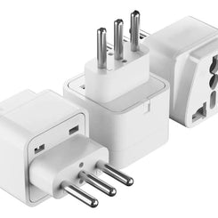 Adaptador Ficha Universal De Corriente A 3 En Linea Roditec