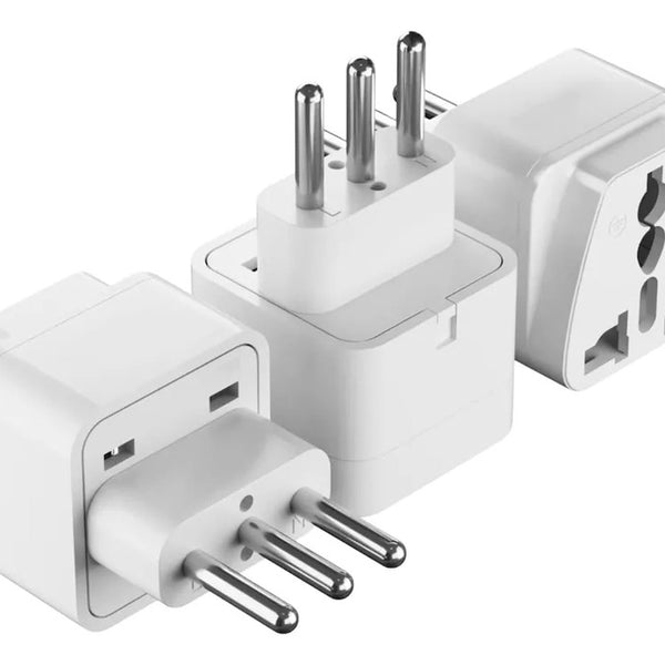 Adaptador Ficha Universal De Corriente A 3 En Linea Roditec
