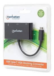 Adaptador USB C 3.1 a USB 3.0/VGA/USB C