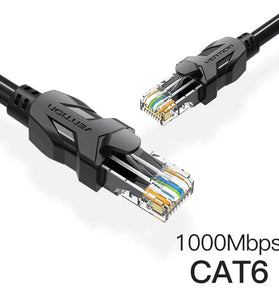 Patchcord Vention color negro 30 Metros Categoría 6 IBEBT