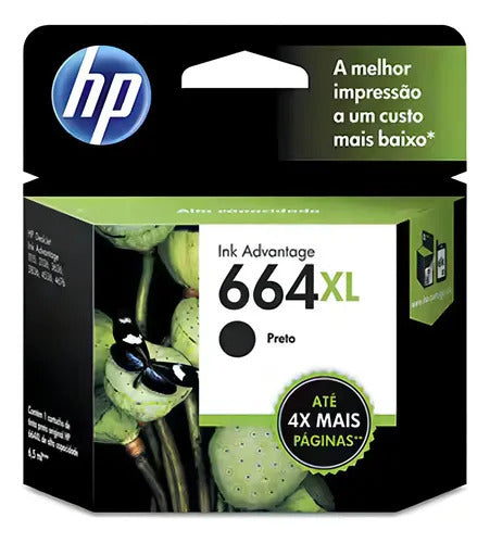 Cartucho HP 664XL Negro