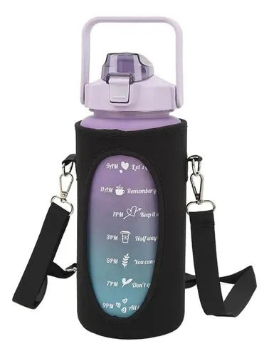 Botella Deportiva 2 Litros Libre Bpa Caramañola C/correa