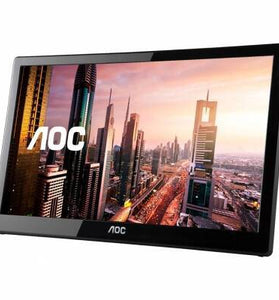 Monitor Portátil AOC LED IPS E1659FWU-B 15.6" HD USB