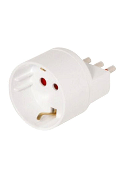Adaptador Ficha Conatel Schuko a 3 en Línea
