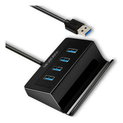 Hub USB 3.0 Yuanxin X-3209Q 4 Puertos c/Soporte celular 1.2m