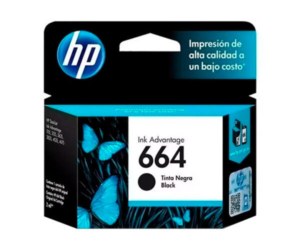 Cartucho HP 664 Negro