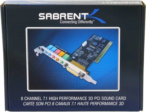 Tarjeta de sonido 8 channel 7.1 Sabrent SND-P8CH