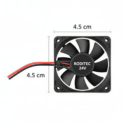 Fan Cooler Roditec 4,5 x 4,5 cm 24v