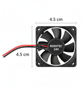 Fan Cooler Roditec 4,5 x 4,5 cm 24v