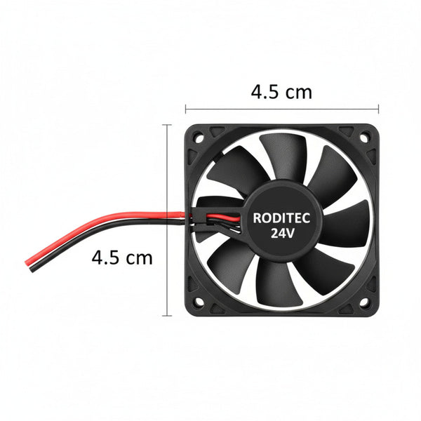 Fan Cooler Roditec 4,5 x 4,5 cm 24v