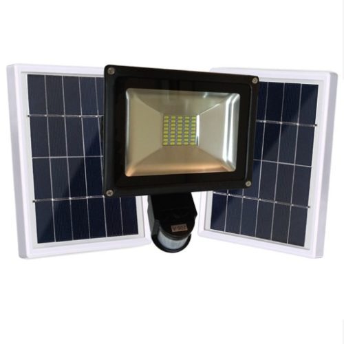 Foco solar con Luz de pared con sensor 30W EXTERIOR