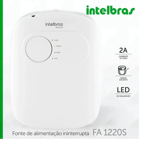 Fuente de Respaldo s/Batería 12v 2a Intelbras FA1220s