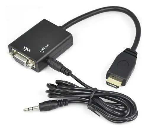 Conversor VGA a HDMI c/Audio Roditec
