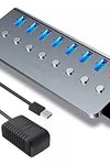 Hub USB 8 puertos 3.0 con alimentación Rocketek