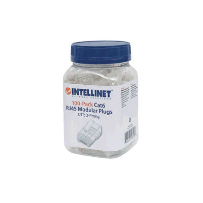 Conector RJ-45 Cat 6 Intellinet x 100 unidades