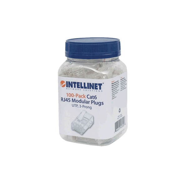 Conector RJ-45 Cat 6 Intellinet x 100 unidades