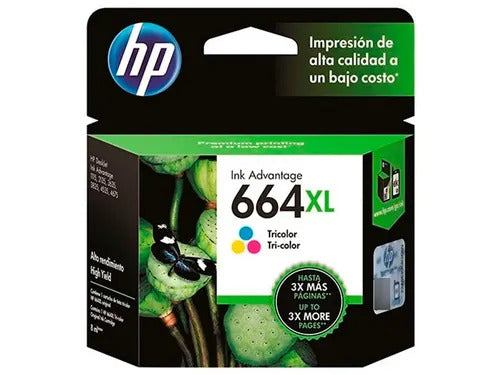 Cartucho HP 664XL Color