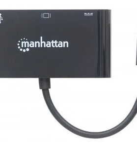 Adaptador USB C 3.1 a USB 3.0/VGA/USB C