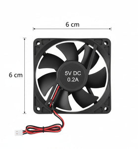 Fan Cooler Roditec 6 x 6 cm 5v