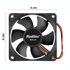 Fan Cooler Roditec 4 x 4 cm. 5v