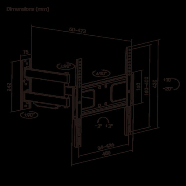 Soporte LCD/LED LPA36-443 32" a 55"