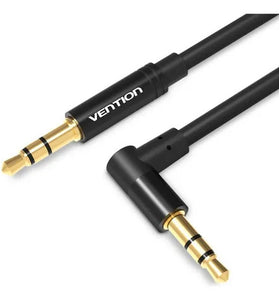 Cable Audio Stereo 1,5 Mts. Auxiliar Mini Plug 3,5 90° Venti
