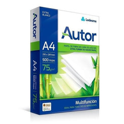 Papel A4 Autor 75g x 500 Hojas
