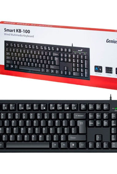 Teclado Genius KB100 USB negro