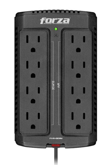 Regulador de Voltaje Forza FVR-902 450W 8 Tomas Universal